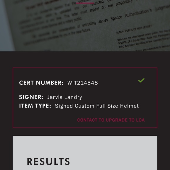 Signed Authentic Full Size Jarvis Landry Browns Helmet - Picture 6 of 6